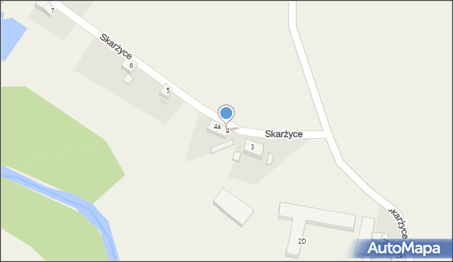 Skarżyce, Skarżyce, 4, mapa Skarżyce