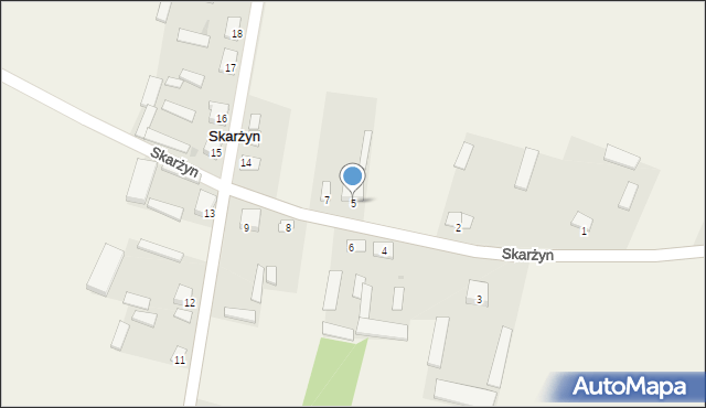 Skarżyn, Skarżyn, 5, mapa Skarżyn