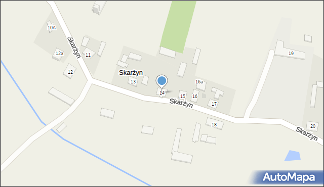 Skarżyn, Skarżyn, 14, mapa Skarżyn