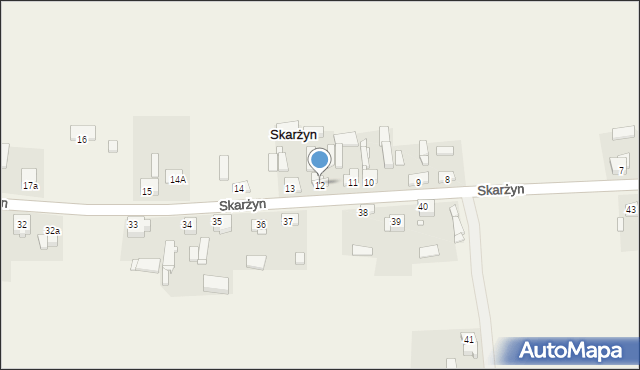 Skarżyn, Skarżyn, 12, mapa Skarżyn