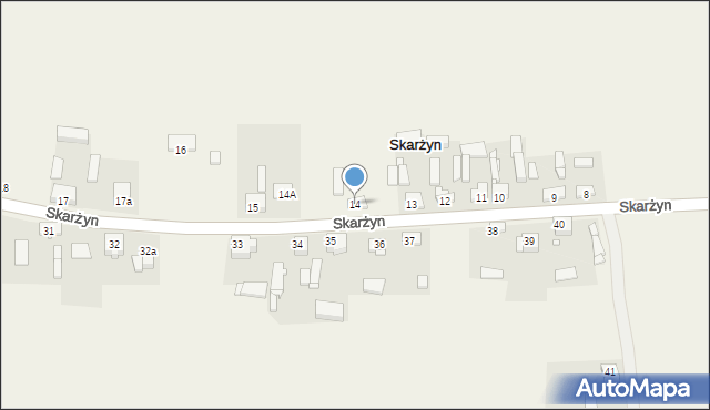 Skarżyn, Skarżyn, 14, mapa Skarżyn