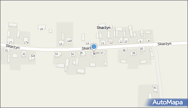 Skarżyn, Skarżyn, 36, mapa Skarżyn