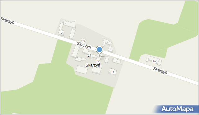 Skarżyń, Skarżyń, 13, mapa Skarżyń