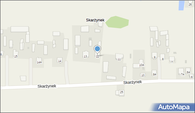 Skarżynek, Skarżynek, 12, mapa Skarżynek