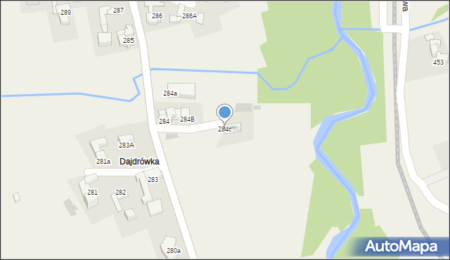 Skawa, Skawa, 284c, mapa Skawa