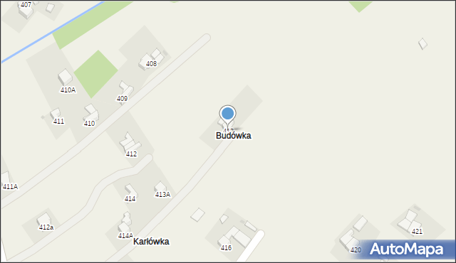 Skawa, Skawa, 413, mapa Skawa