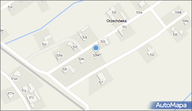Skawa, Skawa, 529A, mapa Skawa