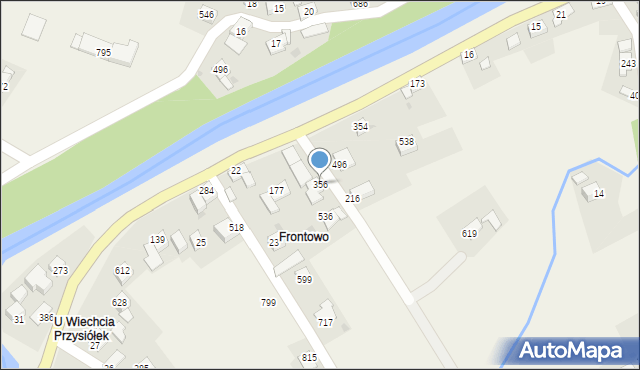 Skawica, Skawica, 356, mapa Skawica