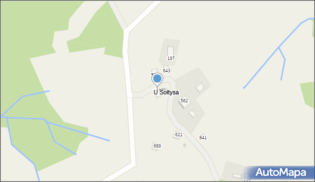 Skawica, Skawica, 563, mapa Skawica