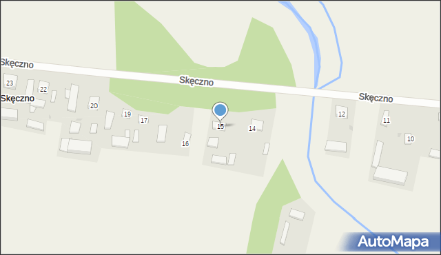 Skęczno, Skęczno, 15, mapa Skęczno