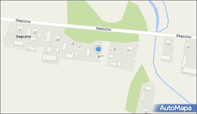 Skęczno, Skęczno, 16, mapa Skęczno
