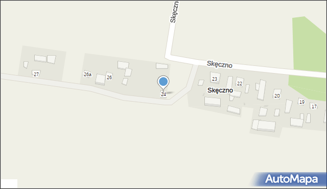 Skęczno, Skęczno, 24, mapa Skęczno
