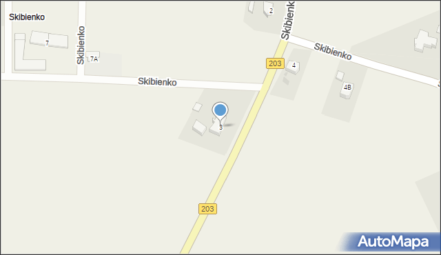 Skibienko, Skibienko, 3, mapa Skibienko