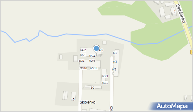 Skibienko, Skibienko, 6A/5, mapa Skibienko