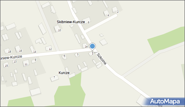 Skibniew-Kurcze, Skibniew-Kurcze, 1, mapa Skibniew-Kurcze