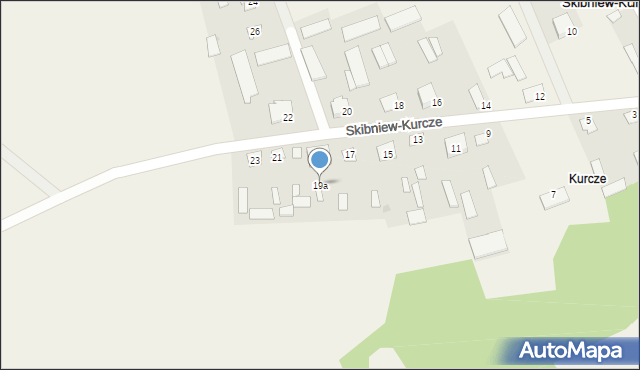 Skibniew-Kurcze, Skibniew-Kurcze, 19a, mapa Skibniew-Kurcze