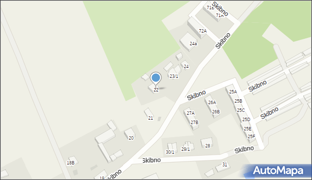 Skibno, Skibno, 22, mapa Skibno