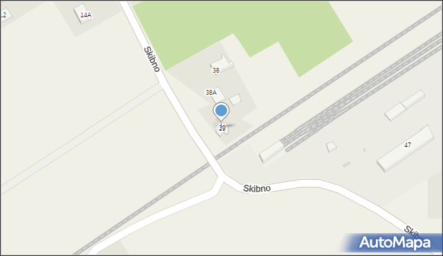 Skibno, Skibno, 39, mapa Skibno