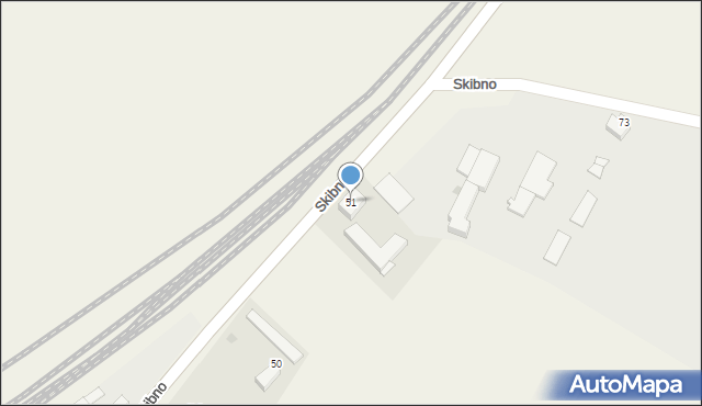 Skibno, Skibno, 51, mapa Skibno