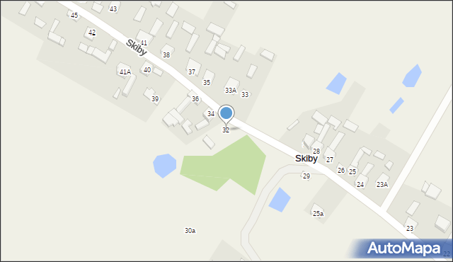 Skiby, Skiby, 32, mapa Skiby