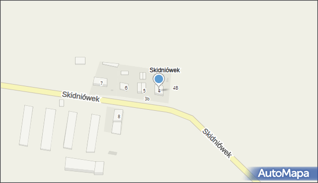 Skidniówek, Skidniówek, 4, mapa Skidniówek