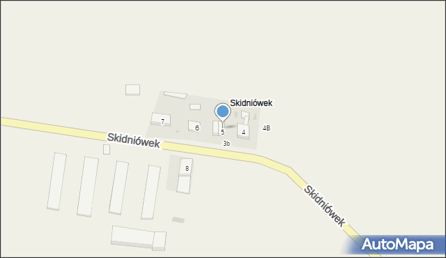 Skidniówek, Skidniówek, 5B, mapa Skidniówek