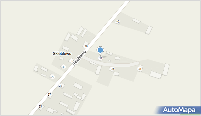 Skieblewo, Skieblewo, 34, mapa Skieblewo