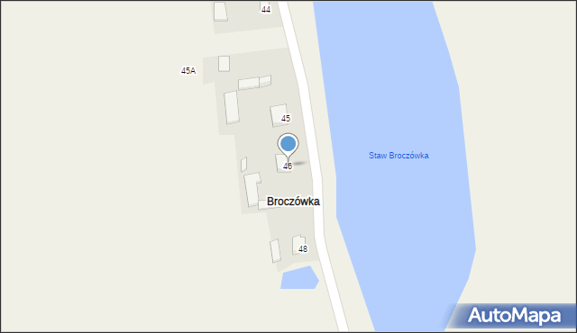 Skierbieszów-Kolonia, Skierbieszów-Kolonia, 46, mapa Skierbieszów-Kolonia