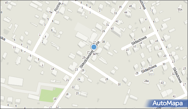 Skierniewice, Skłodowskiej-Curie Marii, 34, mapa Skierniewic