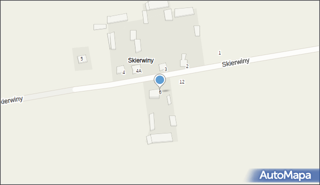 Skierwiny, Skierwiny, 6, mapa Skierwiny