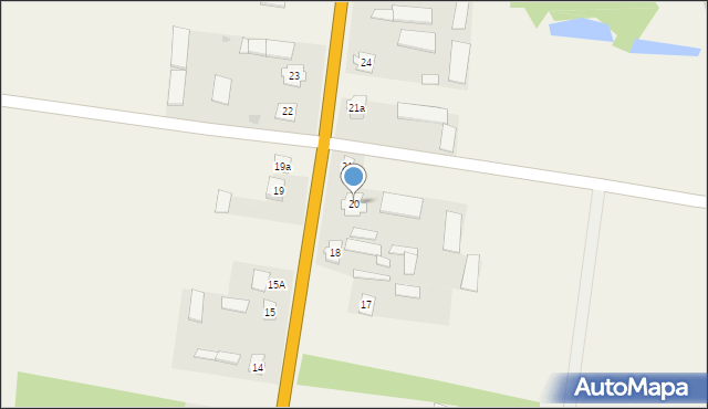 Skindzierz, Skindzierz, 20, mapa Skindzierz