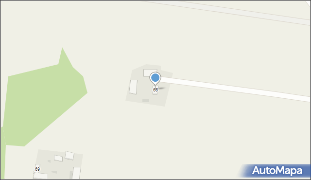 Skindzierz, Skindzierz, 68, mapa Skindzierz