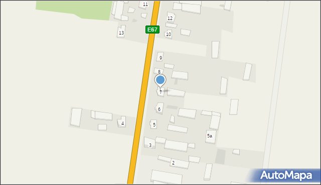 Skindzierz, Skindzierz, 7, mapa Skindzierz