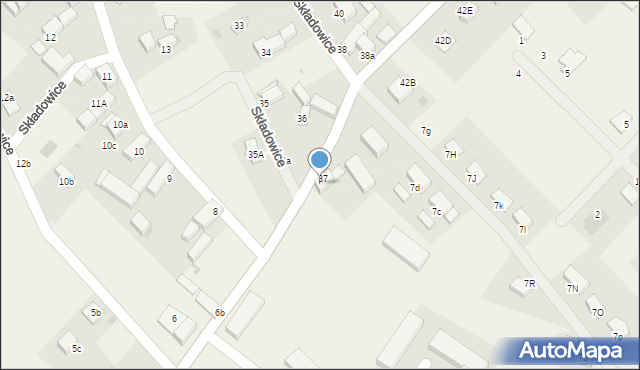 Składowice, Składowice, 9, mapa Składowice