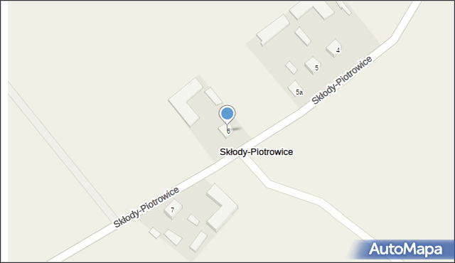 Skłody-Piotrowice, Skłody-Piotrowice, 6, mapa Skłody-Piotrowice