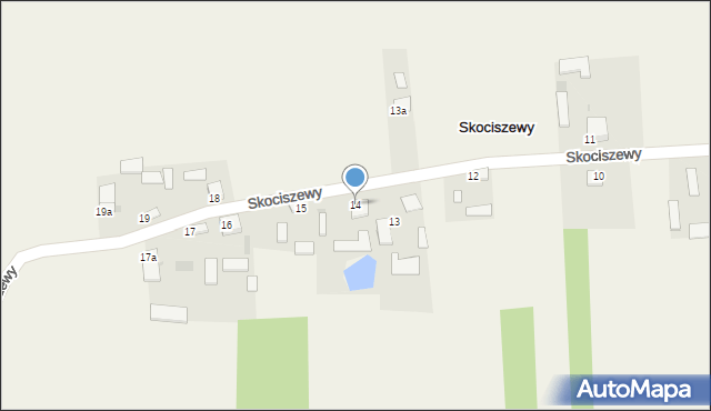 Skociszewy, Skociszewy, 14, mapa Skociszewy