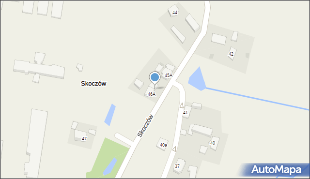 Skoczów, Skoczów, 46B, mapa Skoczów