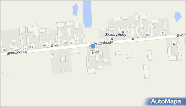 Skoczykłody, Skoczykłody, 31, mapa Skoczykłody