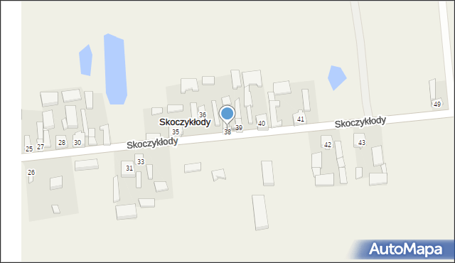 Skoczykłody, Skoczykłody, 38, mapa Skoczykłody