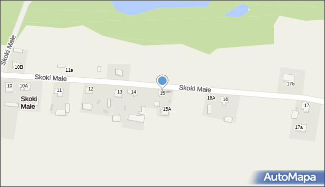 Skoki Małe, Skoki Małe, 15, mapa Skoki Małe