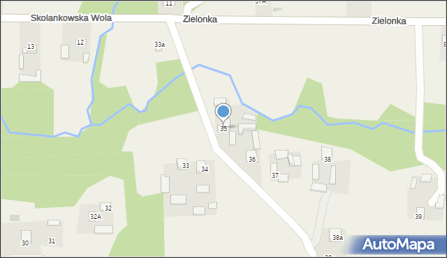 Skolankowska Wola, Skolankowska Wola, 35, mapa Skolankowska Wola