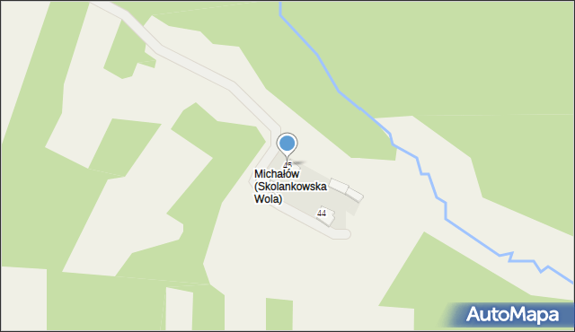 Skolankowska Wola, Skolankowska Wola, 45, mapa Skolankowska Wola