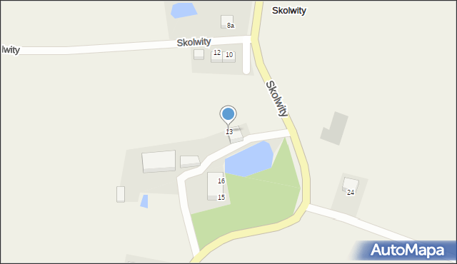 Skolwity, Skolwity, 13, mapa Skolwity