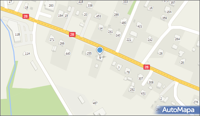 Skołyszyn, Skołyszyn, 9, mapa Skołyszyn