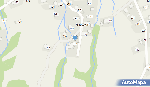 Skomielna Czarna, Skomielna Czarna, 146, mapa Skomielna Czarna