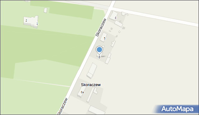 Skoraczew, Skoraczew, 6, mapa Skoraczew