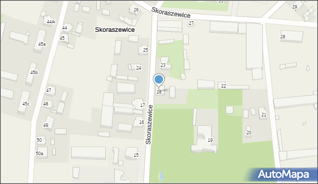 Skoraszewice, Skoraszewice, 18, mapa Skoraszewice