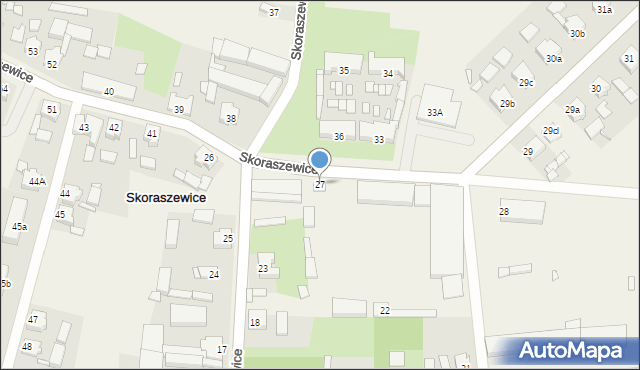 Skoraszewice, Skoraszewice, 27, mapa Skoraszewice