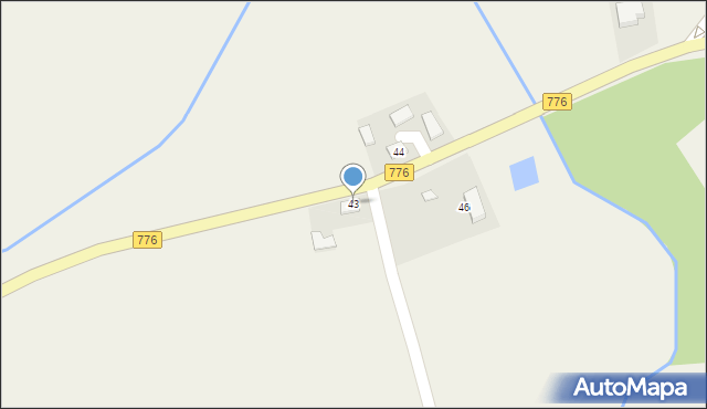 Skorczów, Skorczów, 43, mapa Skorczów