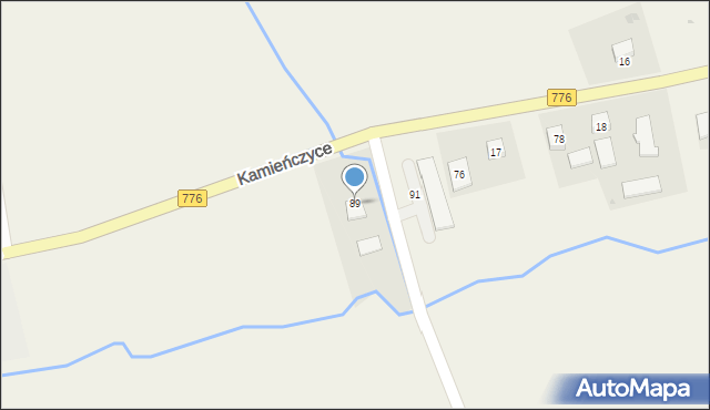 Skorczów, Skorczów, 89, mapa Skorczów